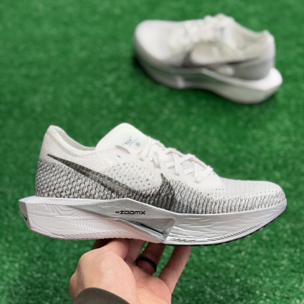 Nike ZoomX Vaporfly 3 White Particle Grey Womens Running DV4130-100 VNDS Sz 7